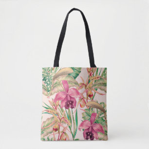 Tropische Blume, Orchideen-Blume, Dschungel-Blätte