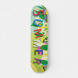 tropische Blume Skateboard
