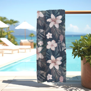 Tropische Blume Strandtuch
