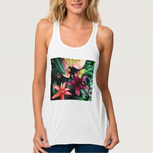 Tropische Blume Tank Top