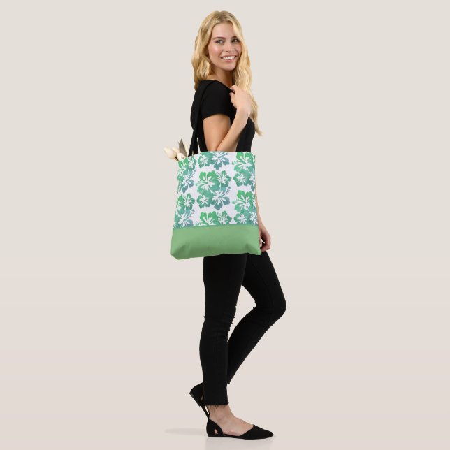 Tropische Blume Tote Bag (Am Model)