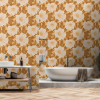 Tropische Blume und Blätter