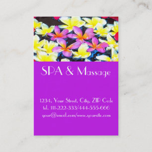 Tropische Blume Visitenkarte