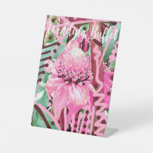 Tropische Blume von Hochzeitsbuffet