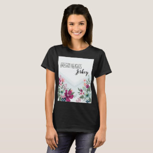 Tropische Blume zum T - Shirt personalisierter Unt