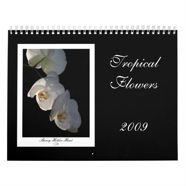 Tropische Blumen 2009 Kalender (Titelbild)