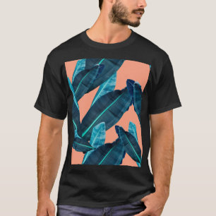 Tropische Blumen, nahtloser botanischer Hintergrun T-Shirt
