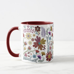 Tropische Blumen Überraschung Tasse
