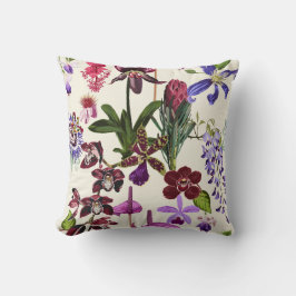 Tropische Blumendarstellung mit Blume. Kissen