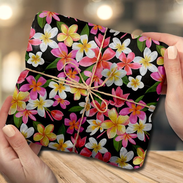 Tropische Blüte in Schwarz Seidenpapier (Von Creator hochgeladen)