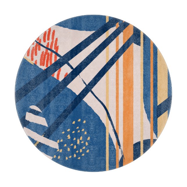 Tropische Blüte: Moderner Führer Schneidebrett (Vorderseite)