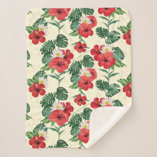 Tropische Blüten des weißen Lotus Sherpadecke
