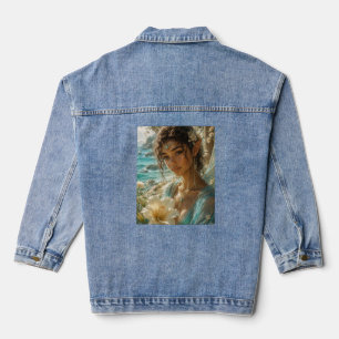 Tropische Blütenfeen: Meerwind-Verzauberin Jeansjacke