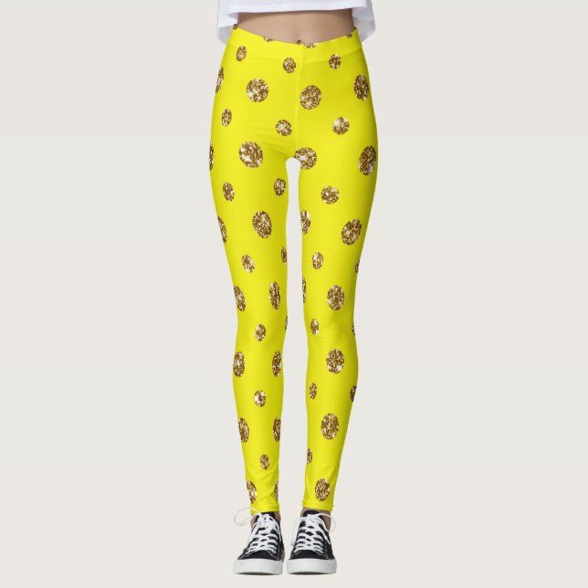 Tropische Bluthochdrucke Leggings (Vorderseite)