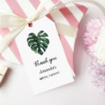 Tropische Brautpartys mit Palmenblättern Geschenkanhänger<br><div class="desc">Fügen Sie mit unseren Tropical Palm Leaf Gift Tags Ihren Brautparty-Favoriten eine atemberaubende tropische Touch hinzu! Mit üppigen Blätter aus grüner Palme und schicken, modernen Schriftart sind diese Tags das perfekte Detail für einen Strand, ein Ziel oder ein Brautparty im Sommer. Personalisiert mit dem Namen der Braut, einer besonderen Botschaft,...</div>