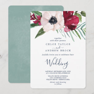 Tropische Breeze Hochzeit Einladung