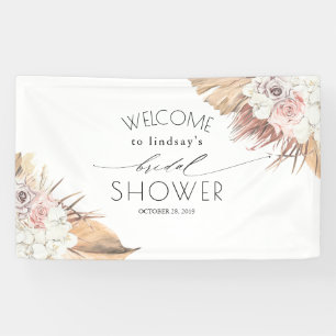 Tropische Bridale, getrocknet, Palmblättern/Babydu Banner