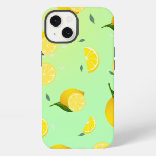Tropische bunte Zitrus Sommer Orange Zitrone Schei iPhone 13 Hülle