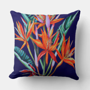 tropische Canna-Blumen Kissen