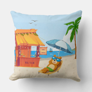 Tropische Chill-Zone – Strand-Vibes Kissen