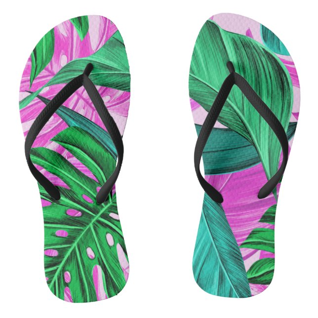 TROPISCHE COOLE Sommerschlaufbänder Flip Flops (Fußbett)
