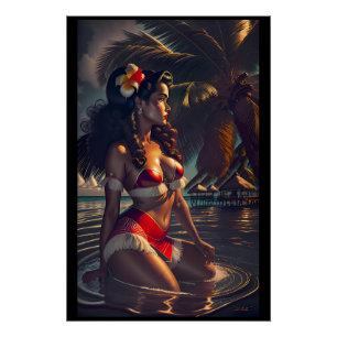 Tropische Dämmerung Poster