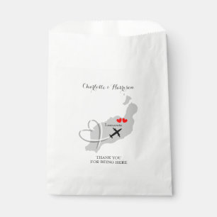 Tropische Destination Lanzarote Spanien Hochzeit a Geschenktütchen
