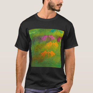 Tropische Drachenschwarm bei Sonnenuntergang T-Shirt