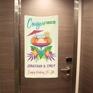 Tropische Drink Cruise Vibes Kreuzfahrtschiff Mark Banner