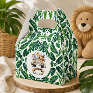Tropische Dschungel-Safari-Tiere-Party Geschenkschachtel