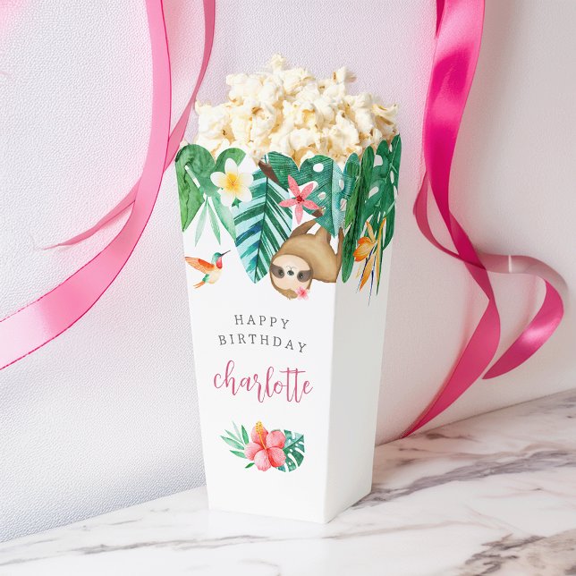 Tropische Dschungeltiere Tiere Kindergeburtstag Pa Geschenkschachtel (Von Creator hochgeladen)