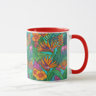 Tropische Edelstein-Kaffee-Tasse Tasse