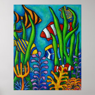 Tropische Edelsteine durch Lisa Lorenz Poster