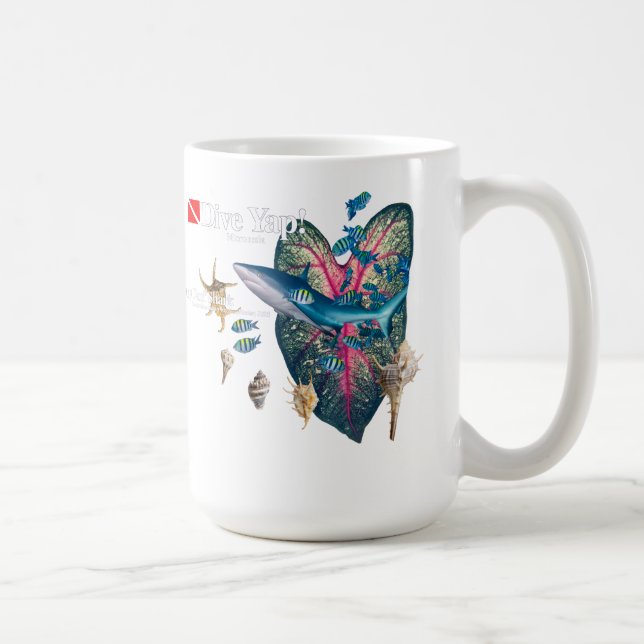 Tropische Einladung Kaffeetasse (Rechts)