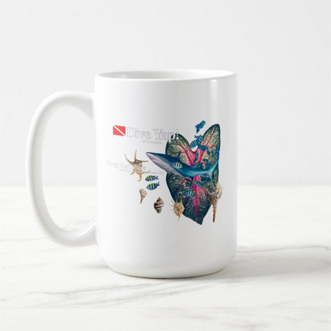 Tropische Einladung Kaffeetasse (Links)