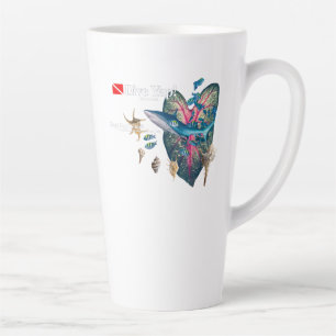 Tropische Einladung Milchtasse
