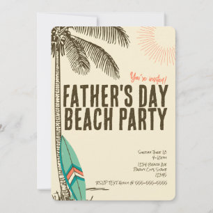 Tropische Einladung zur Beachparty am Vatertag
