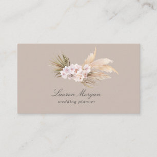 Tropische elegante, blumenminimalistische Visitenk Visitenkarte