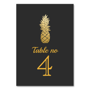 Tropische Eleganz   Ananassehe Tischnummer