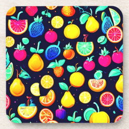 Tropische Erntemuster Getränkeuntersetzer