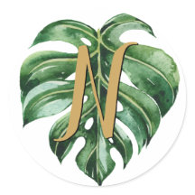 Tropische erste Umschlag Aufkleber