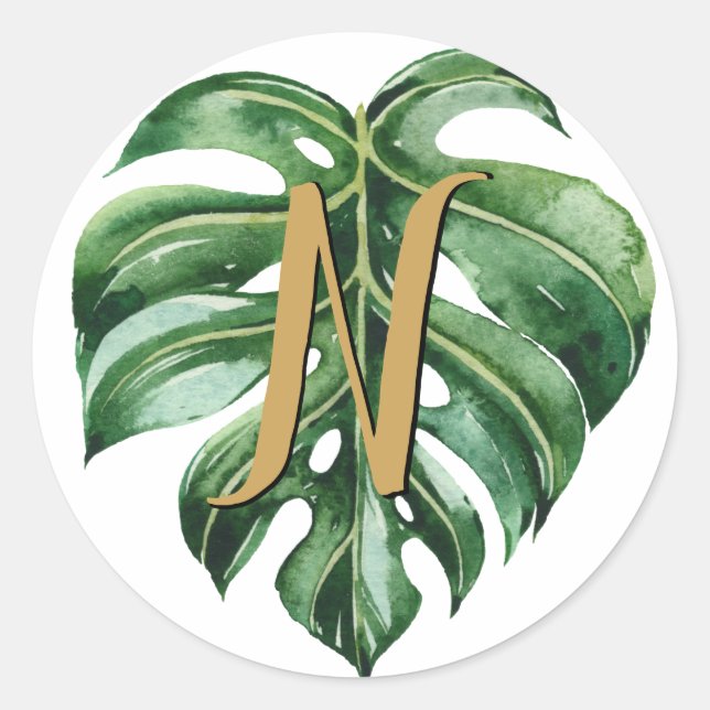 Tropische erste Umschlag Aufkleber (Vorderseite)