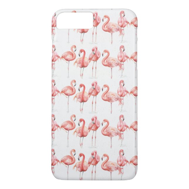 Tropische | Familie der Flamingos Case-Mate iPhone Hülle (Rückseite)