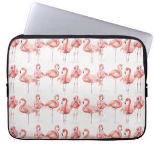 Tropische   Familie der Flamingos Laptopschutzhülle