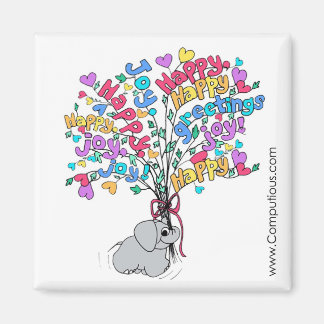 TROPISCHE FARBEN BOUQUET VON GUTEM WEISHER-ZEICHEN MAGNET