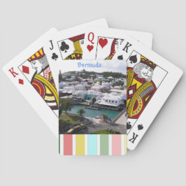 Tropische Farben der Bermuda Spielkarten