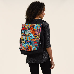 Tropische Fisch Bunte Sommer Stimmung Rucksack