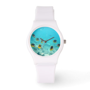 Tropische Fisch-Underwater sportliche Uhr