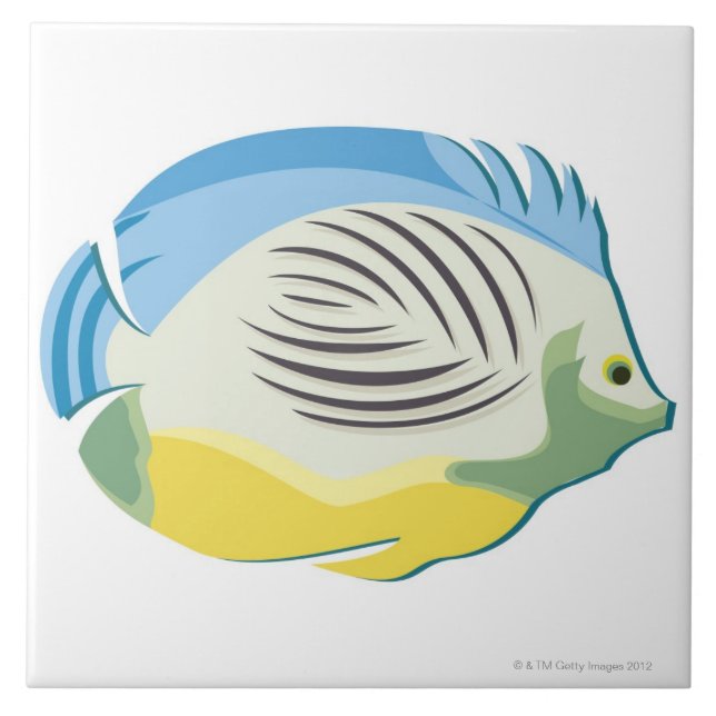 Tropische Fische 2 Fliese (Vorderseite)