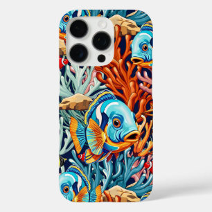 Tropische Fische Bunte Sommerstimmung iPhone 16 Pro Hülle